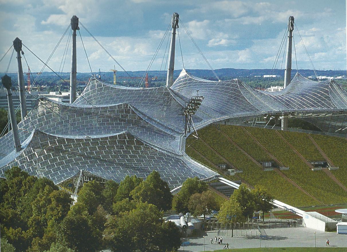 Frei, Stadio di Monaco, D, (part. della copertura), 1972