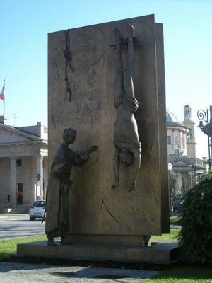 Manzù, Monumento al partigiano Manzù, Monumento al partigiano