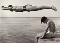 Nino Migliori, Il tuffatore, 1951, collezione della Fondazione di Venezia, archivio Italo Zannier
